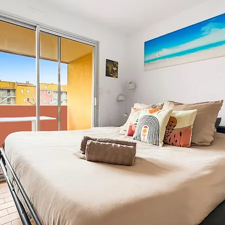 Apartament Le Cocon Bleu - T3, 6p, Pk, Clim - A 5 Min