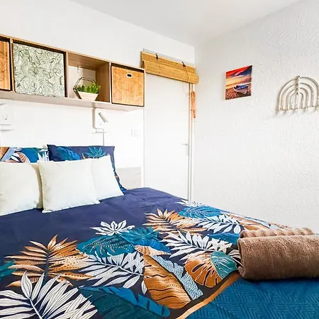Le Cocon Bleu - T3, 6p, Pk, Clim - A 5 Min Apartament *